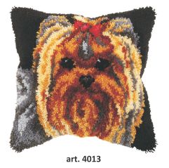 Knüpfkissen Yorkshire Terrier